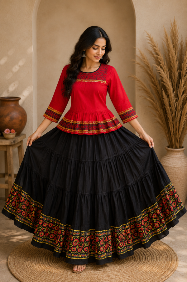 Tops & skirt no-10