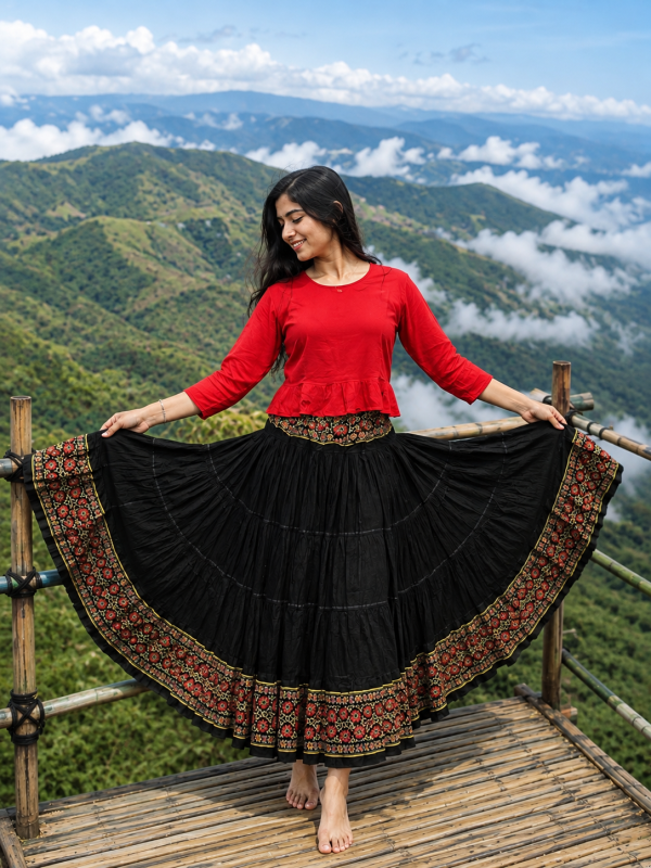 Tops & skirt no-09