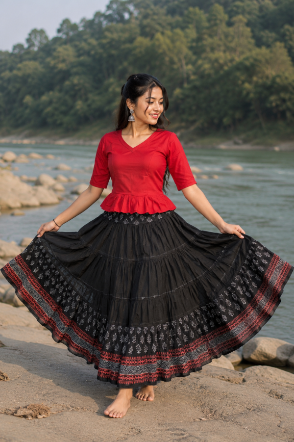 Tops & skirt no-10